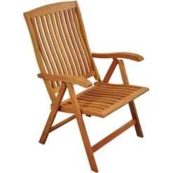 Indoba® Hochlehner Sun Flair Holz Natur Mit Armlehnen 2er Set FSC® -Gardena Verkäufe 105201 11001300 3