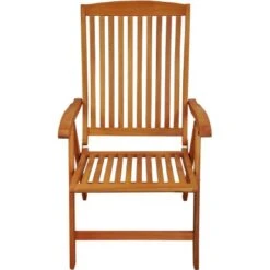 Indoba® Hochlehner Sun Flair Holz Natur Mit Armlehnen 2er Set FSC® -Gardena Verkäufe 105201 11001300 4