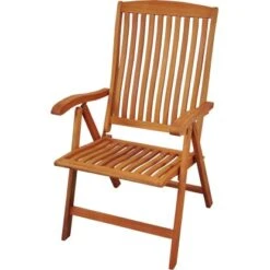 Indoba® Hochlehner Sun Flair Holz Natur Mit Armlehnen 2er Set FSC® -Gardena Verkäufe 105201 11001300 5