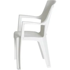 Progarden Stapelsessel Eden Weiß 62 Cm X 60 Cm X 89 Cm -Gardena Verkäufe 1 1346 722244 stapelsess 3