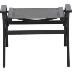 Siena Garden Solana Hocker Matt Anthrazit-Silber-Schwarz Gestell Aluminium -Gardena Verkäufe 317933 L30324 4