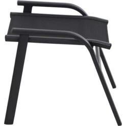 Siena Garden Solana Hocker Matt Anthrazit-Silber-Schwarz Gestell Aluminium -Gardena Verkäufe 317933 L30324 5