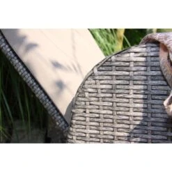 Acamp Set 2x Armsessel Ciro 58 Cm X 58 Cm X 108 Cm Grau-Taupe -Gardena Verkäufe 4013556401333 3187 06