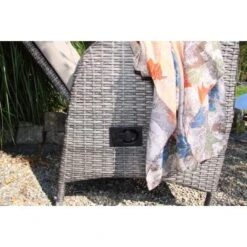Acamp Set 2x Armsessel Ciro 58 Cm X 58 Cm X 108 Cm Grau-Taupe -Gardena Verkäufe 4013556401333 3191 10