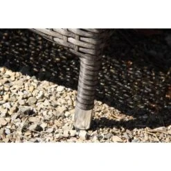 Acamp Set 2x Armsessel Ciro 58 Cm X 58 Cm X 108 Cm Grau-Taupe -Gardena Verkäufe 4013556401333 3192 11