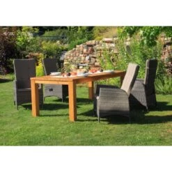 Acamp Set 2x Armsessel Ciro 58 Cm X 58 Cm X 108 Cm Grau-Taupe -Gardena Verkäufe 4013556401333 3194 13