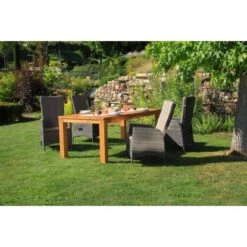 Acamp Set 2x Armsessel Ciro 58 Cm X 58 Cm X 108 Cm Grau-Taupe -Gardena Verkäufe 4013556401333 3197 16