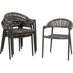 Acamp Set 2x Sessel Brooklyn Anthrazit -Gardena Verkäufe 4013556406529 3295 03