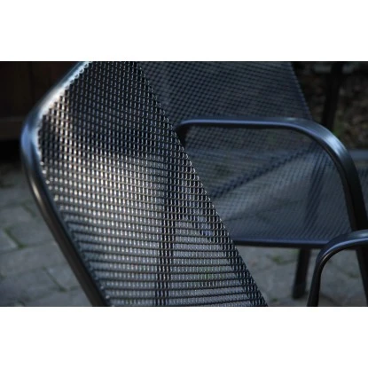 Acamp Set 2x Stapelsessel Astor 57 Cm X 75 Cm X 92 Cm Anthrazit 2 Acamp Set 2x Stapelsessel Astor 57 Cm X 75 Cm X 92 Cm Anthrazit – Bild 2