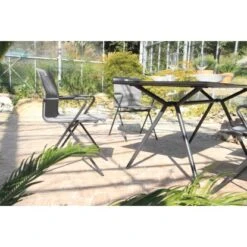 Acamp Stapelsessel Alpha Tex 55 Cm X 57 Cm X 83 Cm Anthrazit-Nero -Gardena Verkäufe 4013556560962 4282 06