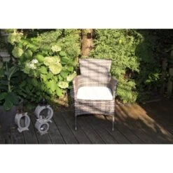 Acamp Set 4x Stapelsessel Cesar 58 Cm X 59 Cm X 84 Cm Taupe -Gardena Verkäufe 4013556589444 5054 06