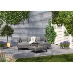 Lounge-Sessel Alridge Polyrattan Grau Mitte 18 Lounge-Sessel Alridge Polyrattan Grau Mitte -Gardena Verkäufe 4048126615384 AB02 090820