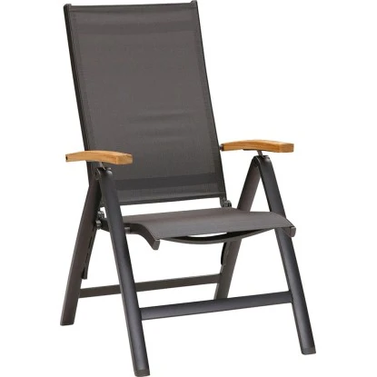 Klappsessel Cavalese Anthrazit/Teak FSC® 1 Klappsessel Cavalese Anthrazit/Teak FSC®