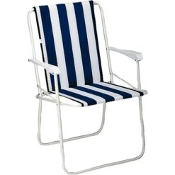 Klappstuhl Chiemsee Weiß Mit Dessin 0268