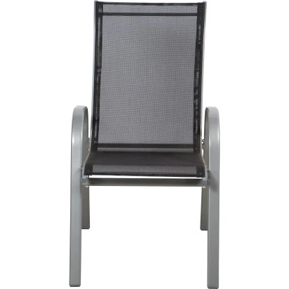 Gardamo Stapelsessel Saturn Silber 75 Cm X 55 Cm X 96 Cm 3 Gardamo Stapelsessel Saturn Silber 75 Cm X 55 Cm X 96 Cm – Bild 3