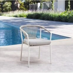 Best Dining-Sessel Matera 59 Cm X 61 Cm X 79 Cm Weiß/Sand -Gardena Verkäufe 719941 3271 03