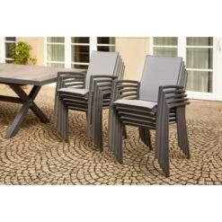 Siena Garden Stapelsessel Velia Alu 56 Cm X 66 Cm X 89 Cm Anthrazit -Gardena Verkäufe 720633 1346 14