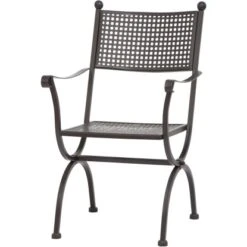 MBM Sessel Romeo Stahl 64 Cm X 55 Cm X 90 Cm Marone