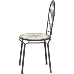 Siena Garden Stapelsessel Stella Eisen 40,5 Cm X 42 Cm X 95 Cm Schwarz Mosaik -Gardena Verkäufe 720939 1346 03