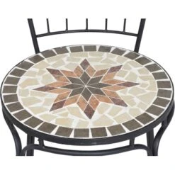 Siena Garden Stapelsessel Stella Eisen 40,5 Cm X 42 Cm X 95 Cm Schwarz Mosaik -Gardena Verkäufe 720939 1346 08