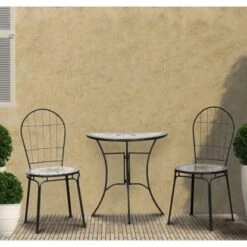 Siena Garden Stapelsessel Stella Eisen 40,5 Cm X 42 Cm X 95 Cm Schwarz Mosaik -Gardena Verkäufe 720939 1346 10